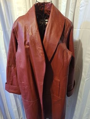 Veranesi Red Genuine Leather Jacket